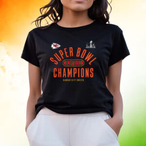 Kansas City Chiefs Super Bowl Lviii Champions Under The Lights Tee Shirts