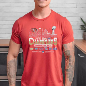San Francisco 49ers Super Bowl Champions T-Shirt