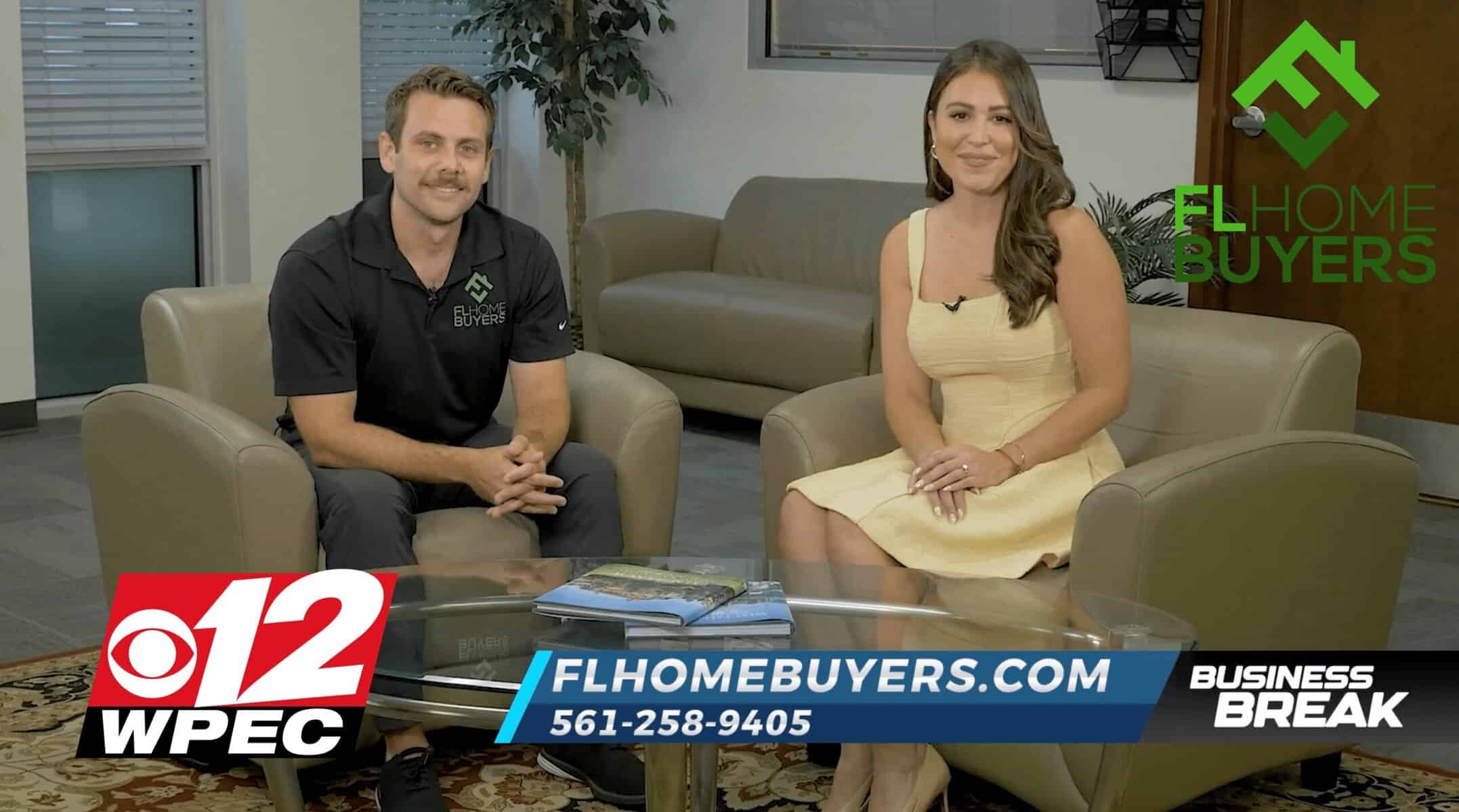 CBS12 Business Break Segment featuring Max Cohen, Founder of FL Home Buyers
