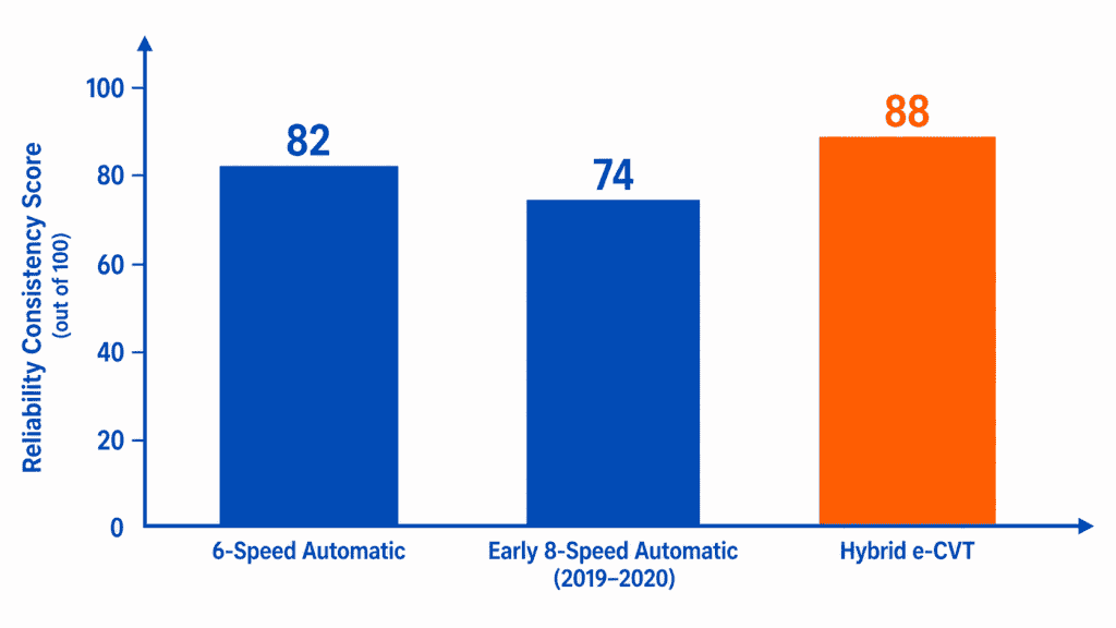 Reliability scores for transmission types