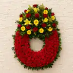 Corona de flores Hinojosa del Duque