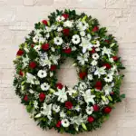 Corona de flores Boceguillas