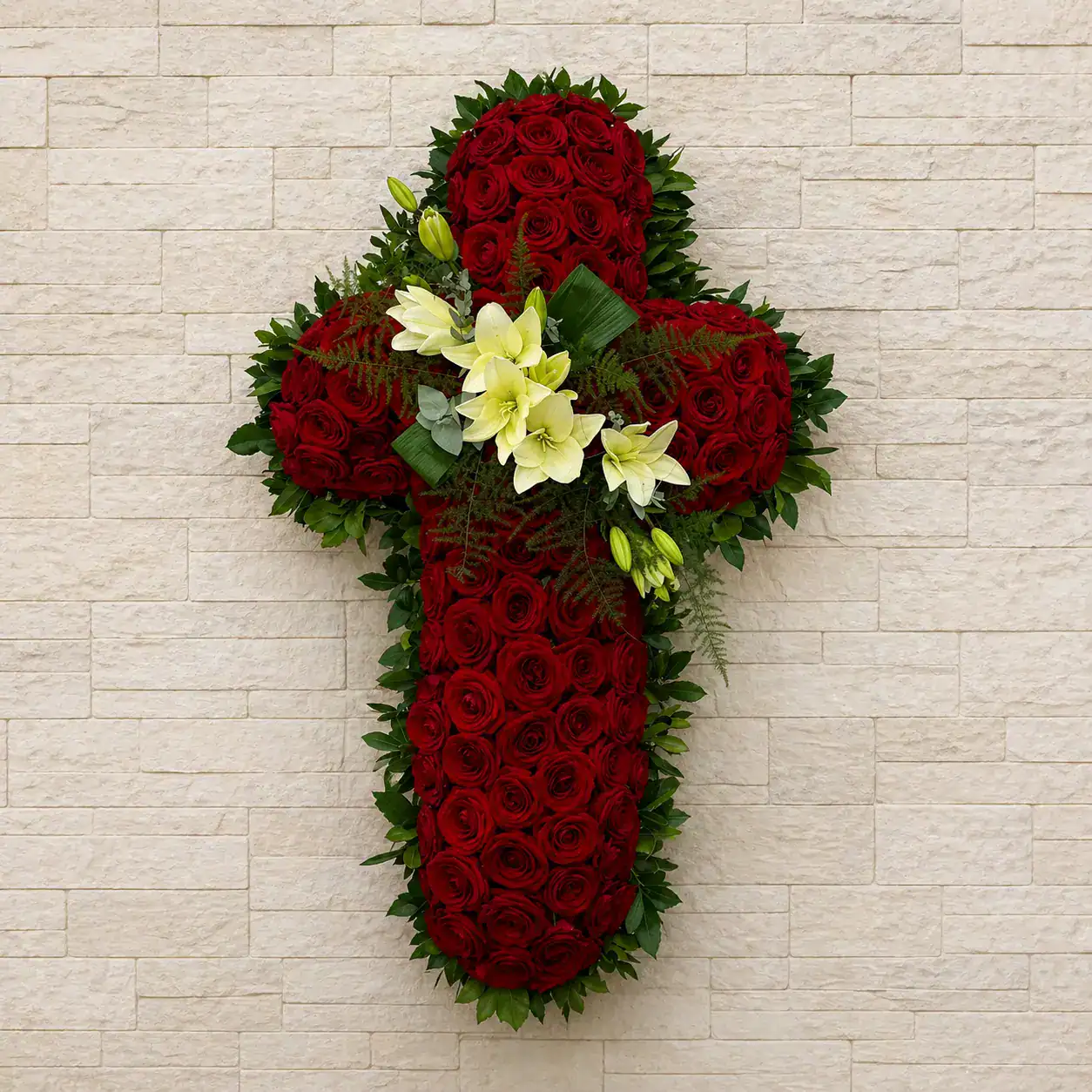 Cruz de rosas Río Cega