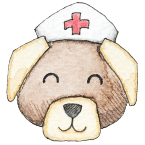 Hund_Krankenschwester_transparenter Hintergrund_Aram und Abra