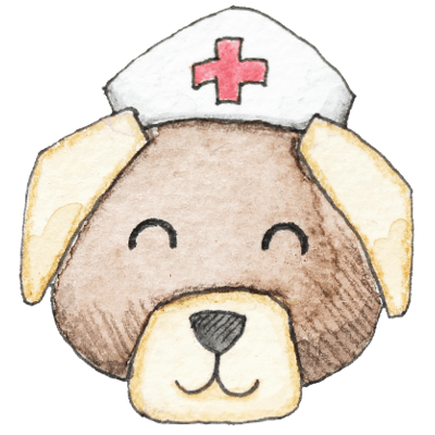 Hund_Krankenschwester_transparenter Hintergrund_Aram und Abra
