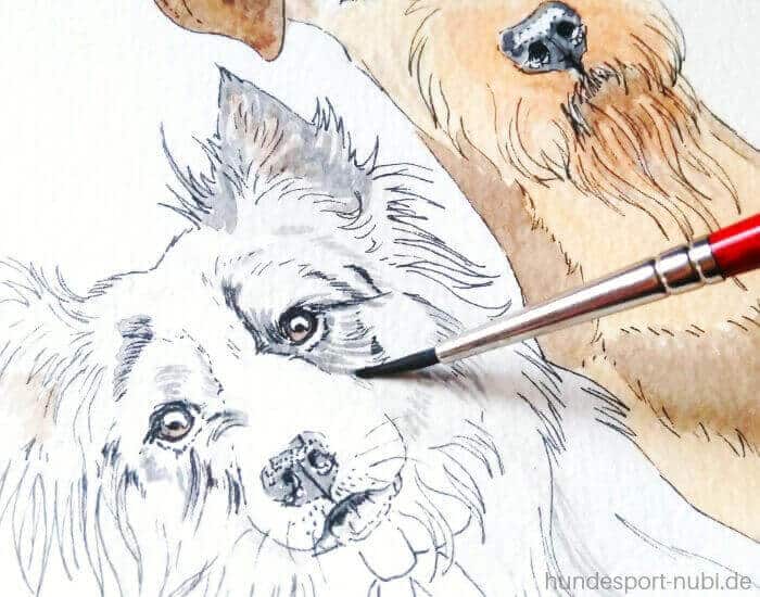 Weihnachtskarte - Hundesport Nubi - Onlineshop für aktive Hunde (1)