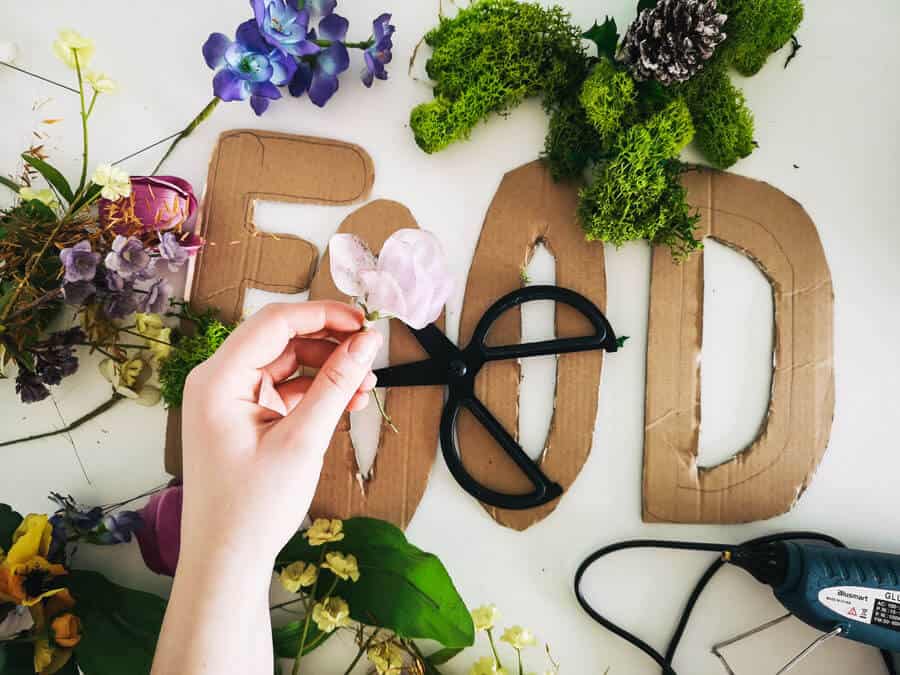 food-blumen-buchstaben-diy