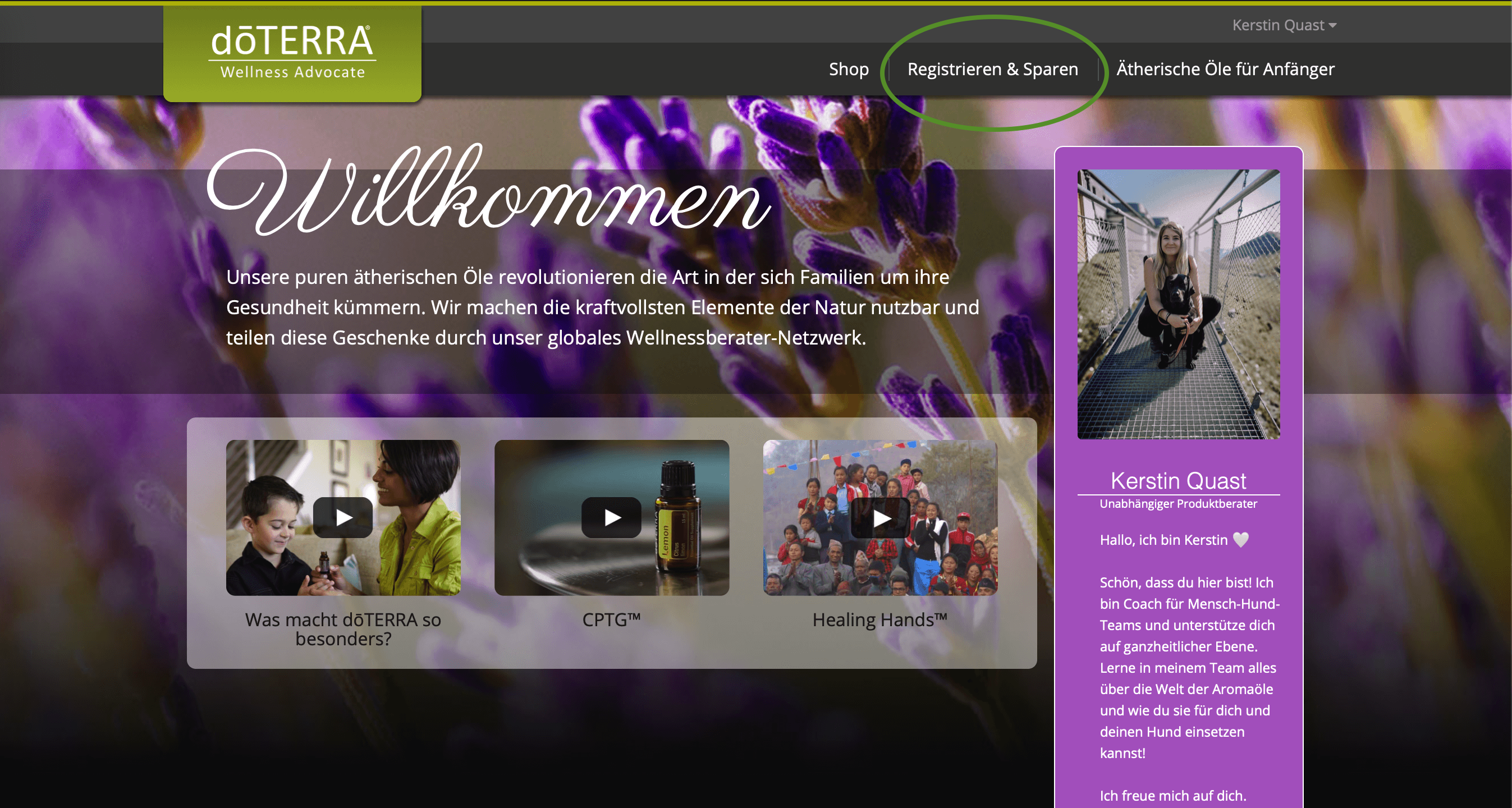 kerstin-quast-team-mitglied-werden-dōTERRA-aromaöle-hunde