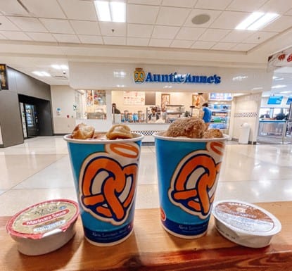Pretzel bites from Auntie Annes