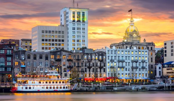 SAV Savannah Skyline at Sunset
