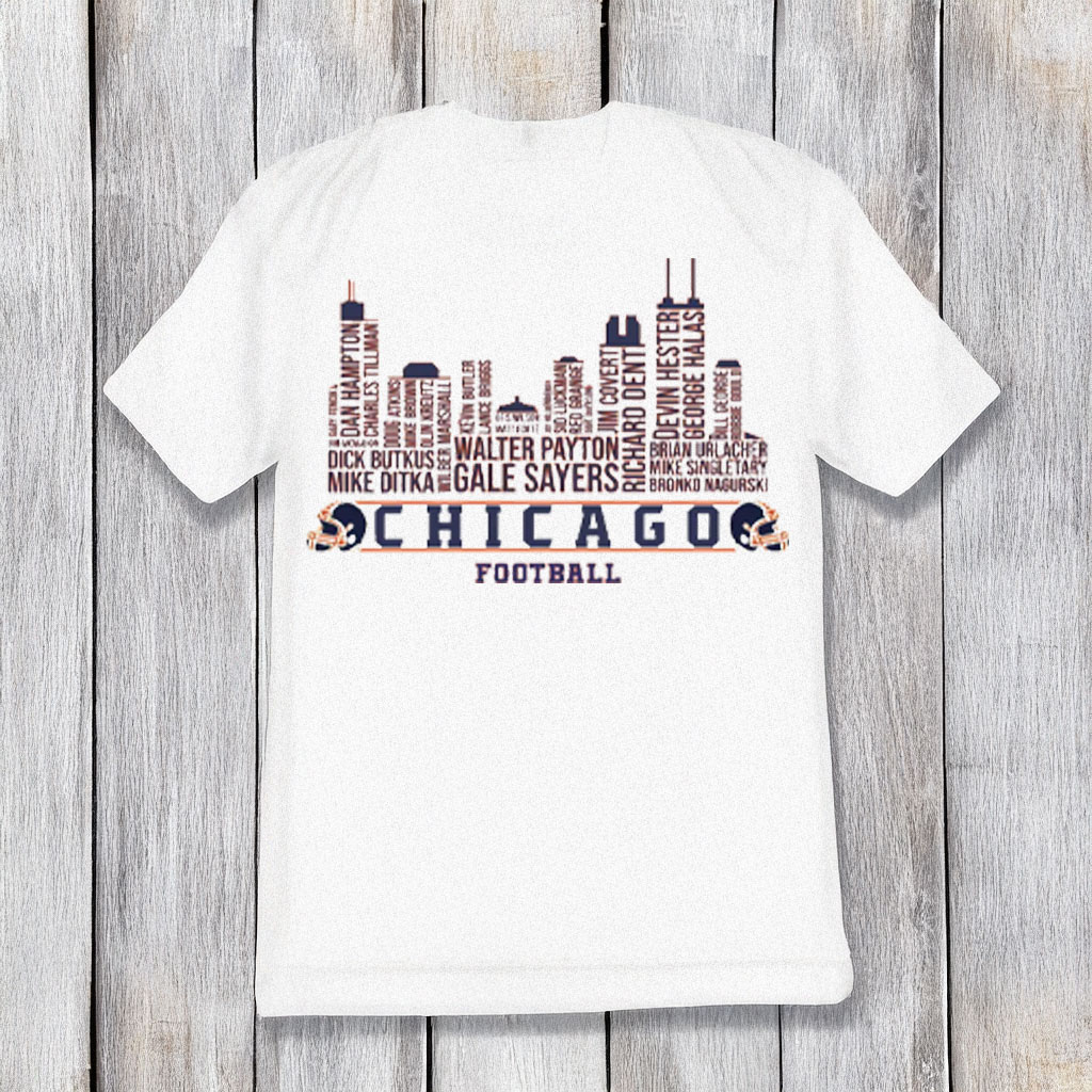 All-Time Greats Skyline Game Day Tee, Chicago Football