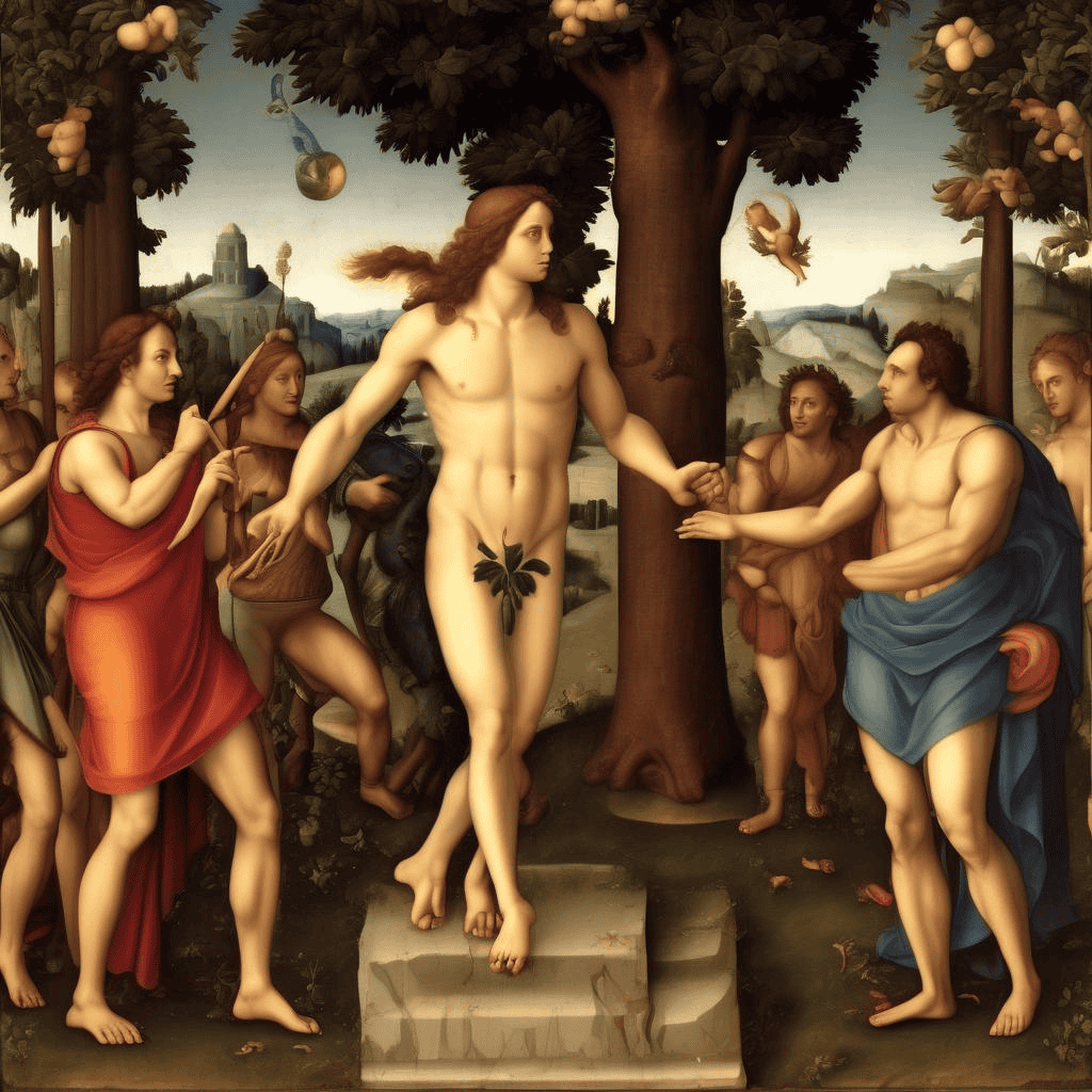 Apollo and Marsyas – Pietro Perugino