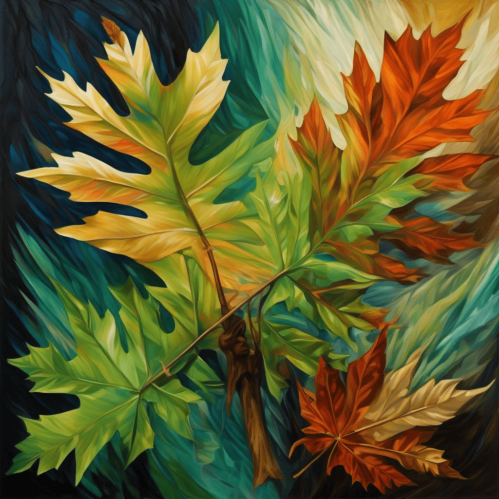 Aurora with the palm branch and maple leaf – Variation I