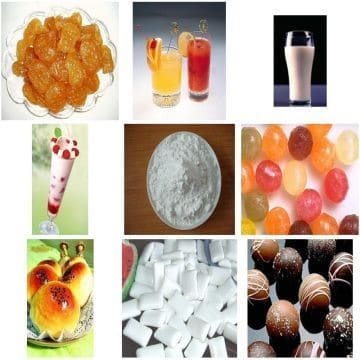 Mixed Gum Arabic added Flavored Juice and confectionery