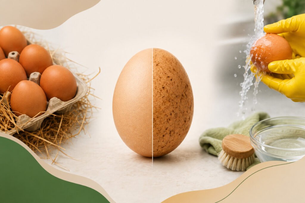 Cleaning of Eggs and its effects