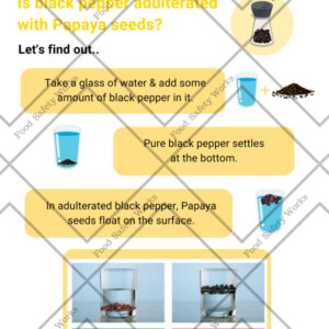 Pepper Adulteration Test (Papaya seeds)