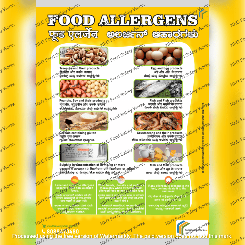 Food Allergens Poster
