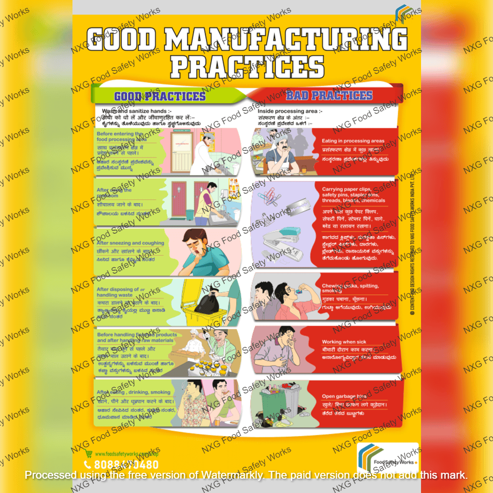Good Manufacturing Practice Poster