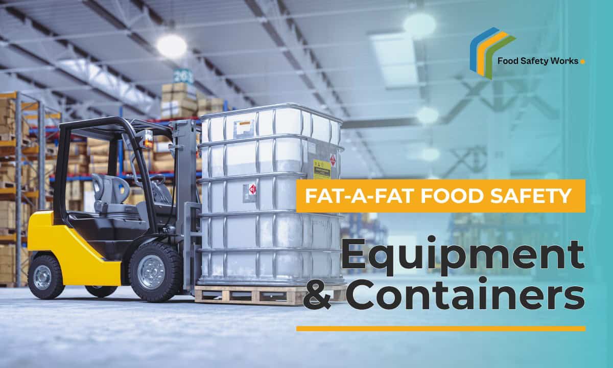 Equipment's and Containers in food industry