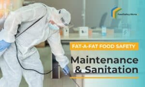 Maintenance and Sanitation in Food Premises
