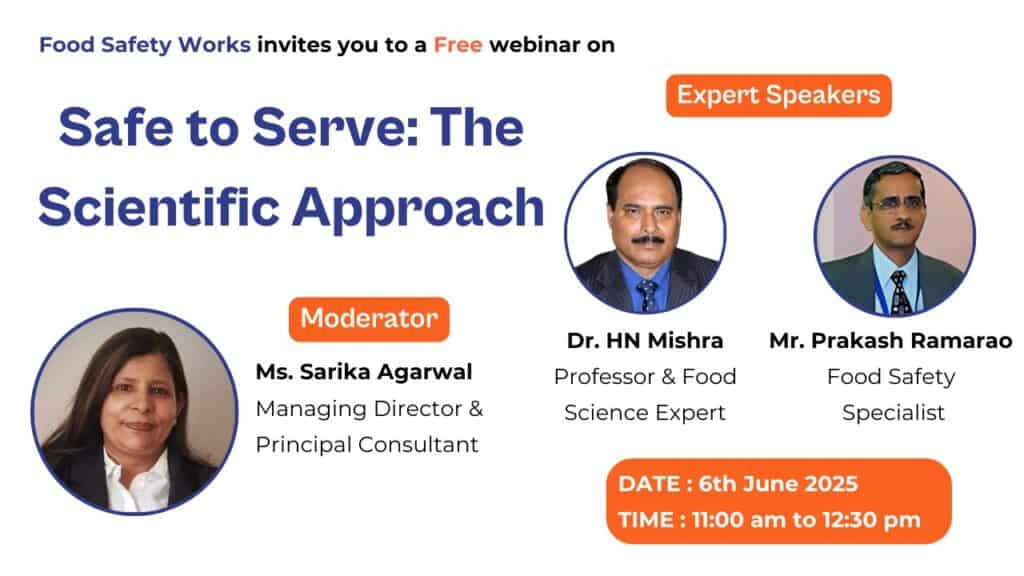 Webinar - Safe to Serve: The Scientific Approach