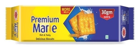 Printed glossy biscuit packaging pouches