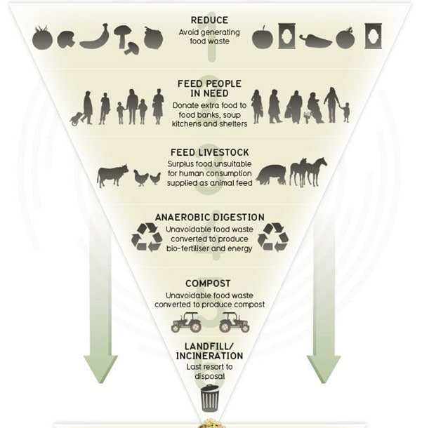 Food waste pyramid