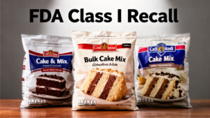 Class I Recall Alert: FDA Flags Three Cake Mixes for Serious Allergy Risk