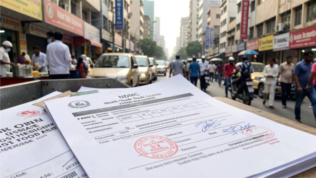 NDMC Grants Deemed Health Trade License to FSSAI & GST Registered Food Businesses
