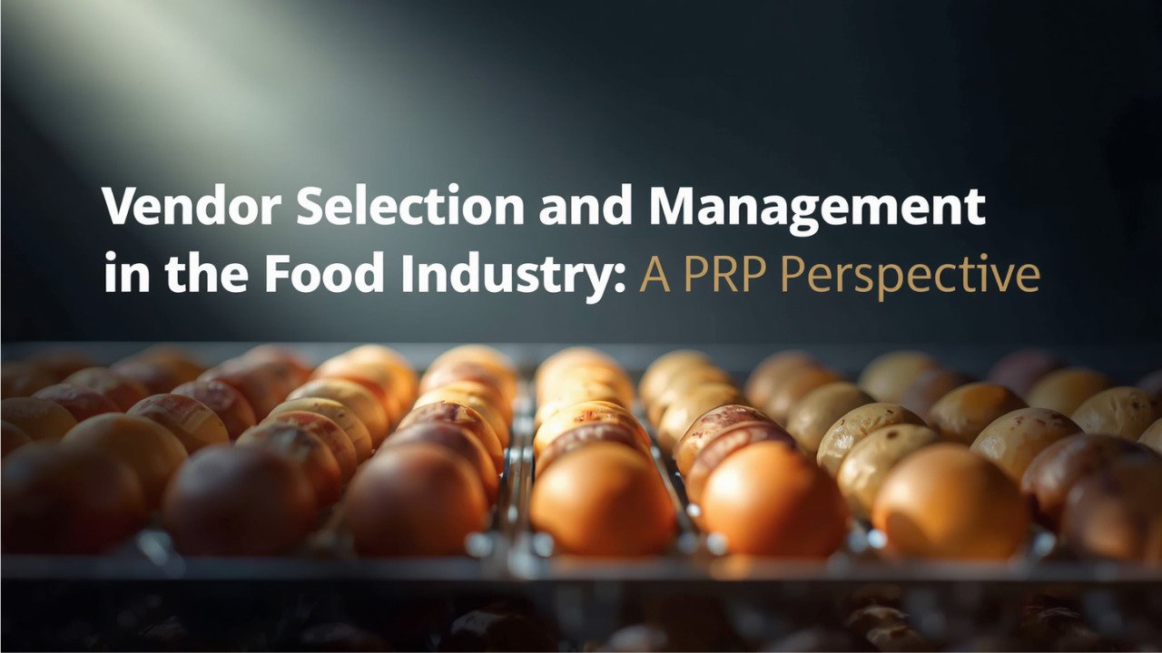 Vendor Selection and Management in the Food Industry: A PRP Perspective