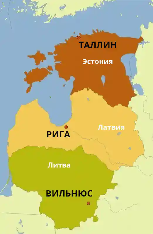 Столицы Прибалтики