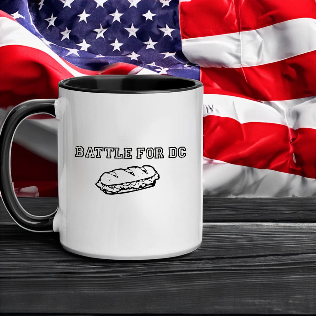 Battle for DC Mug – Free DC Sub Sandwich Protest Coffee Cup