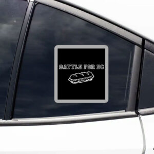 Battle for DC Sticker – Free DC Sub Sandwich Protest Vinyl Decal