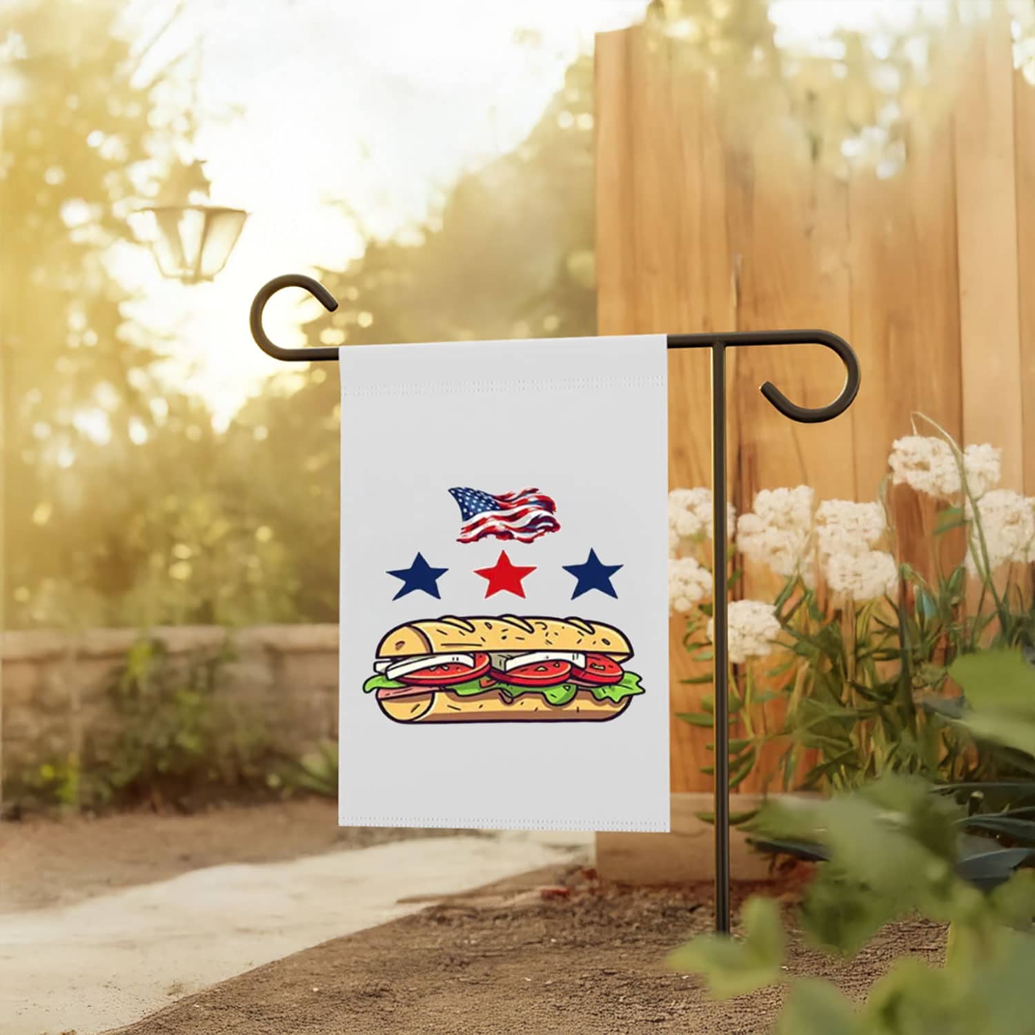 DC Flag Sub Sandwich Flag – Washington DC Statehood Protest Banner