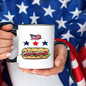 DC Flag Sub Sandwich Mug – Washington DC Statehood Protest Cup