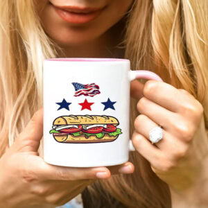 DC Flag Sub Sandwich Mug – Washington DC Statehood Protest Cup