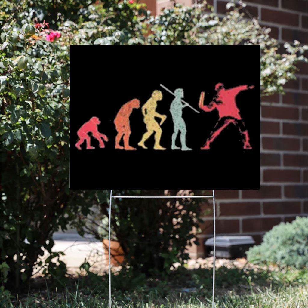 Evolution of Protest Yard Sign – Retro Vintage Free DC Sandwich Guy Lawn Banner