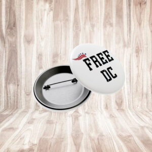 Free DC Badge – End Federal Overreach Pin Button