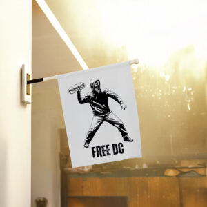 Free DC Banksy Inspired Flag – Statehood Protest Banner