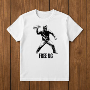 Free DC Banksy Inspired Shirt – Statehood Advocate Protest Tee