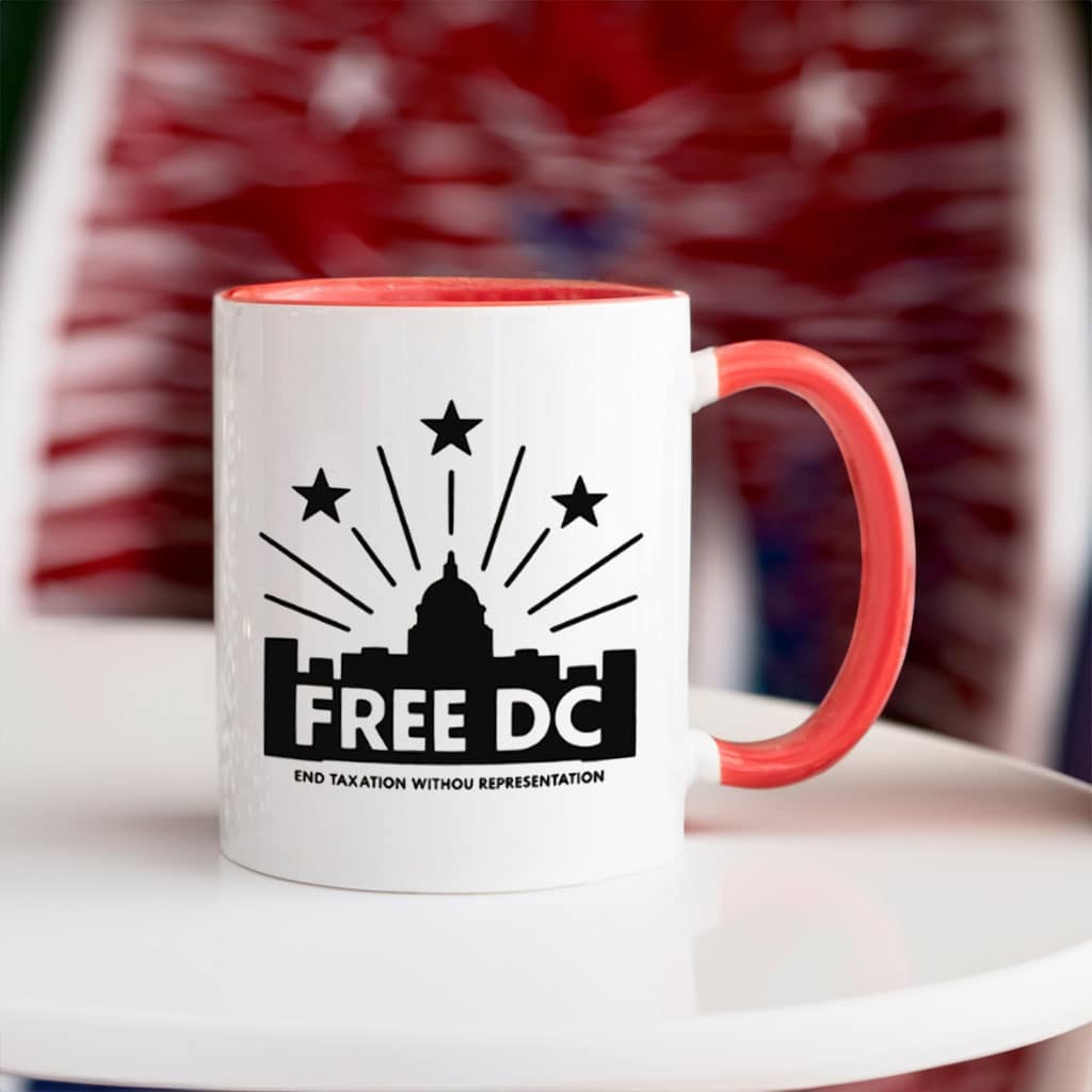 Free DC Capitol Equality Coffee Mug – Washington DC Statehood Cup