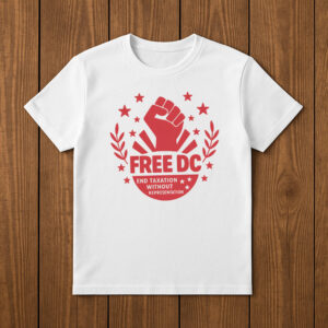 Free DC Graphic Shirt – Washington DC Statehood Equality T-Shirt