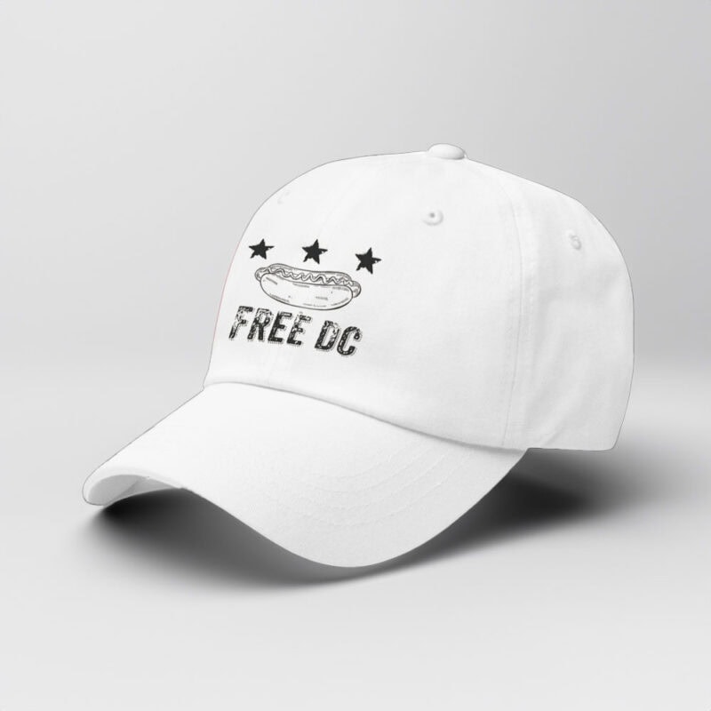 Free DC Hat – Hot Dog Protest Equality Baseball Cap with Stars