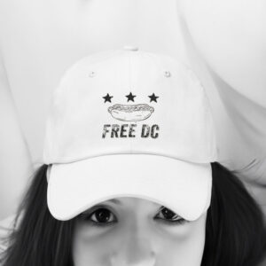 Free DC Hat – Hot Dog Protest Equality Baseball Cap with Stars