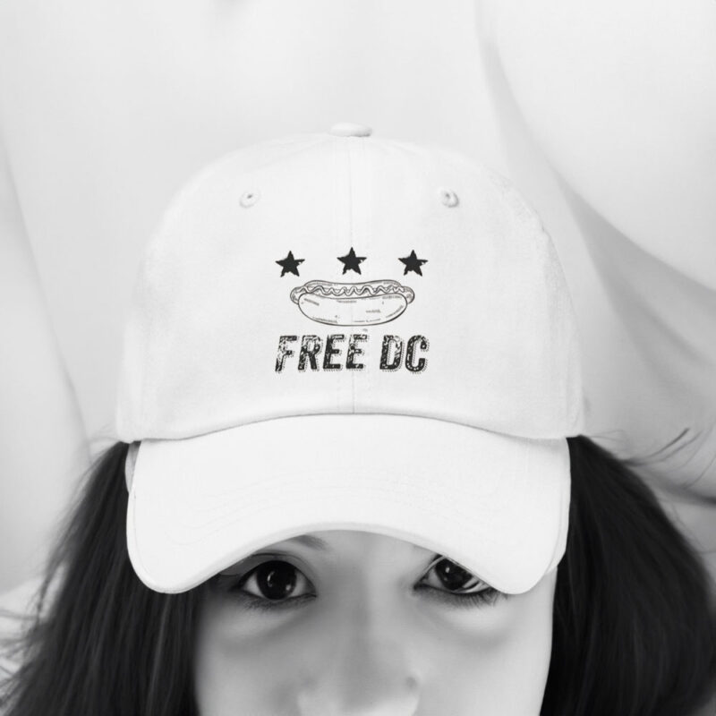 Free DC Hat – Hot Dog Protest Equality Baseball Cap with Stars