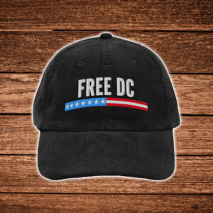 Free DC Hat – Patriotic Stars and Stripes Embroidered Baseball Cap
