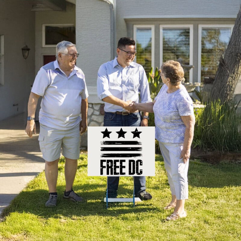 Free DC Lawn Sign – Washington D.C. Statehood Protest