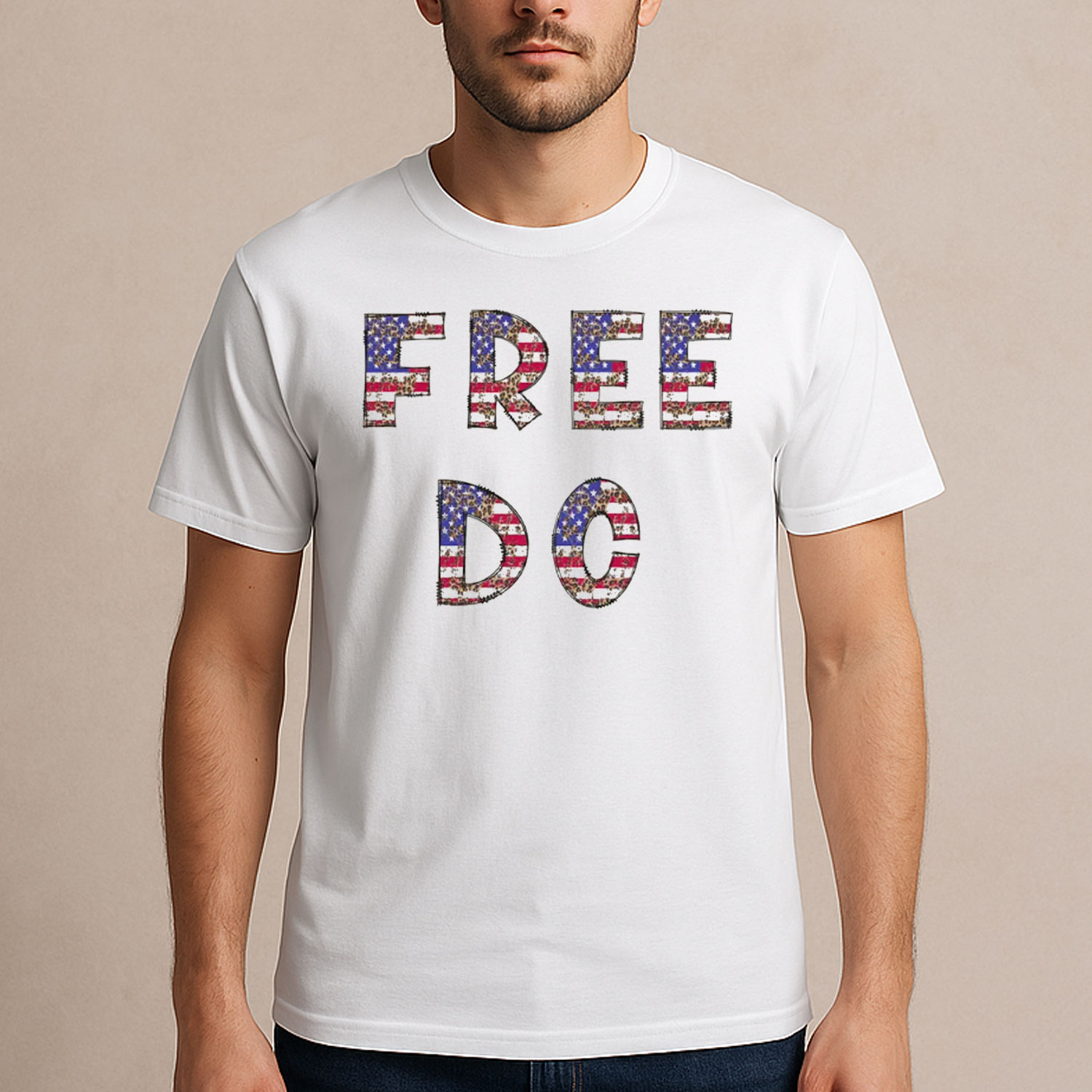 Free-DC-Leopard-Flag-Shirt-–-Patriotic-Protest-Tee