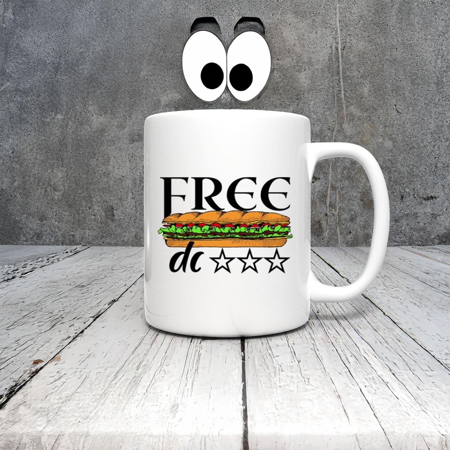 Free DC Mug – Sub Sandwich Washington Statehood Protest Coffee Cup