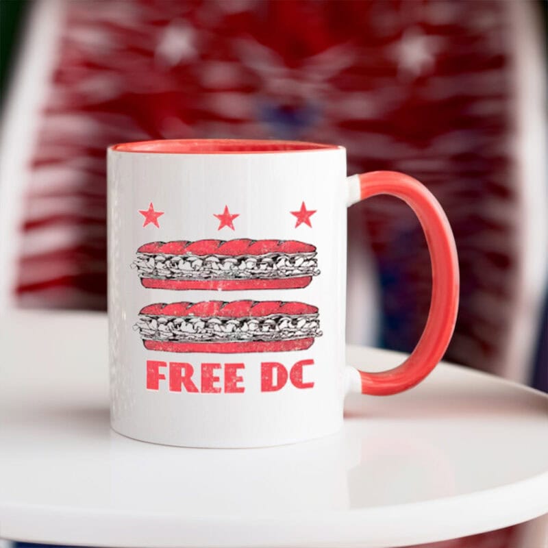 Free DC Mug – Washington DC Statehood Protest Coffee Cup